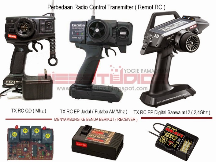 baterai mobil RC hobi remote control 