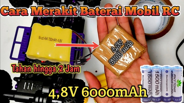 baterai mobil RC spesifikasi mobil RC 