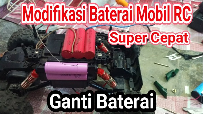 baterai mobil RC upgrade RC car 
